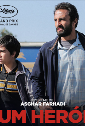 Cartaz do filme UM HERÓI – Ghahreman