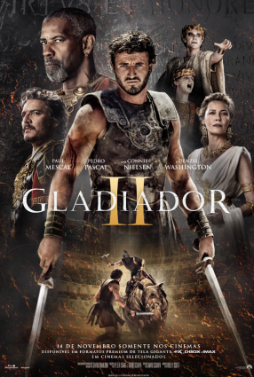 Cartaz do filme GLADIADOR II – gladiator II