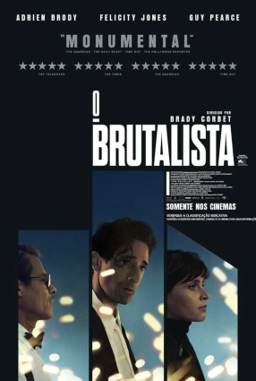 Cartaz do filme O BRUTALISTA – The Brutalist